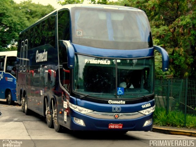 Viação Cometa 14303 na cidade de São Paulo, São Paulo, Brasil, por Alexandre Rodrigo. Número da foto: #3228136.