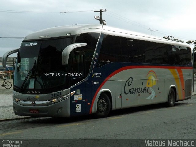 Camini Transporte Turismo 2150 na cidade de Angra dos Reis, Rio de Janeiro, Brasil, por Mateus Machado. ID da foto: 3228026.