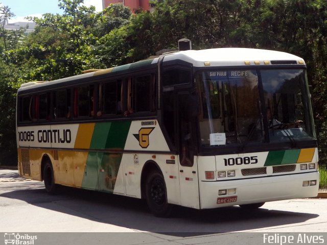 Empresa Gontijo de Transportes 10085 na cidade de São Paulo, São Paulo, Brasil, por Felipe Alves. ID da foto: 3229743.