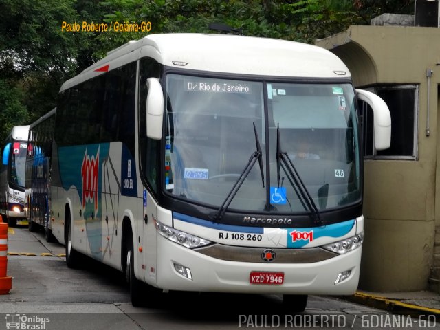 Auto Viação 1001 RJ 108.260 na cidade de São Paulo, São Paulo, Brasil, por Paulo Roberto de Morais Amorim. Número da foto: #3231052.