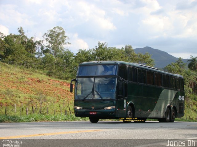 Bandeirantes Turismo 4042 na cidade de Sabará, Minas Gerais, Brasil, por Jones Bh. Número da foto: #3231621.