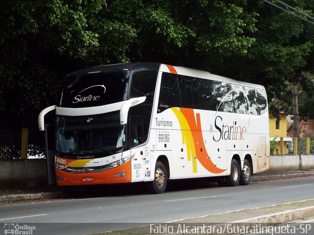 Starline Turismo 1600 na cidade de Aparecida, São Paulo, Brasil, por Fabio Alcantara. Número da foto: #3232635.