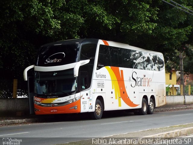 Starline Turismo 1600 na cidade de Aparecida, São Paulo, Brasil, por Fabio Alcantara. ID da foto: 3232635.