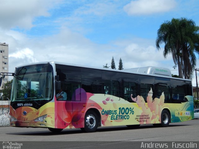 Gidion Transporte e Turismo TESTE (BYD) na cidade de Joinville, Santa Catarina, Brasil, por Andrews  Fuscolin. ID da foto: 3231000.