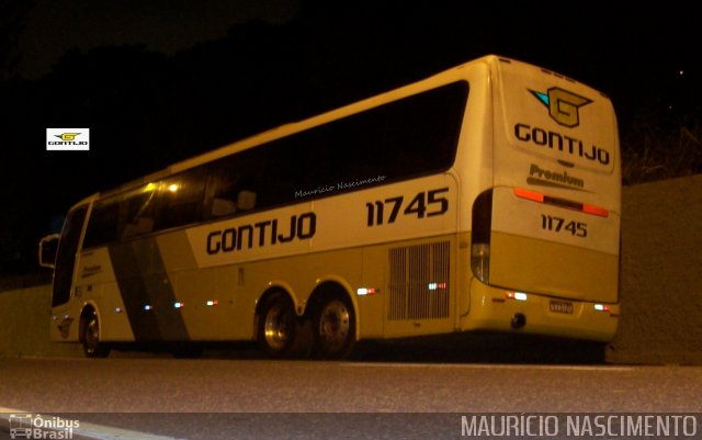 Empresa Gontijo de Transportes 11745 na cidade de Belo Horizonte, Minas Gerais, Brasil, por Maurício Nascimento. ID da foto: 3234159.