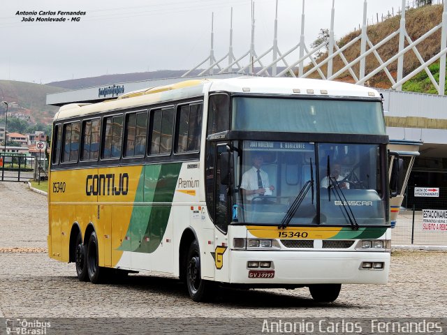 Empresa Gontijo de Transportes 15340 na cidade de João Monlevade, Minas Gerais, Brasil, por Antonio Carlos Fernandes. ID da foto: 3233088.