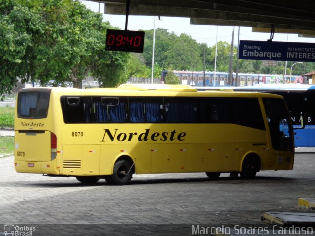 Viação Nordeste 8070 na cidade de João Pessoa, Paraíba, Brasil, por Marcelo Soares Cardoso. Número da foto: #3233802.