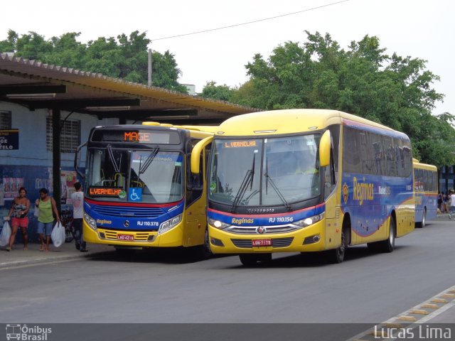 Auto Viação Reginas RJ 110.156 na cidade de Magé, Rio de Janeiro, Brasil, por Lucas Lima. ID da foto: 3233352.