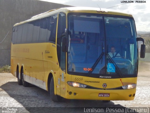 Viação Itapemirim 5559 na cidade de Caruaru, Pernambuco, Brasil, por Lenilson da Silva Pessoa. ID da foto: 3233562.