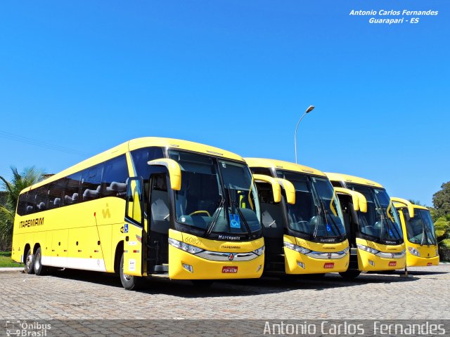 Viação Itapemirim 60821 na cidade de Guarapari, Espírito Santo, Brasil, por Antonio Carlos Fernandes. ID da foto: 3235574.