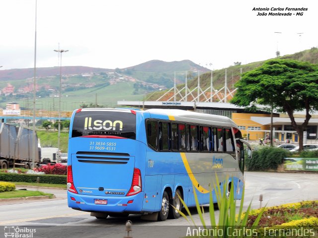 Ilson Turismo 1100 na cidade de João Monlevade, Minas Gerais, Brasil, por Antonio Carlos Fernandes. Número da foto: #3238641.