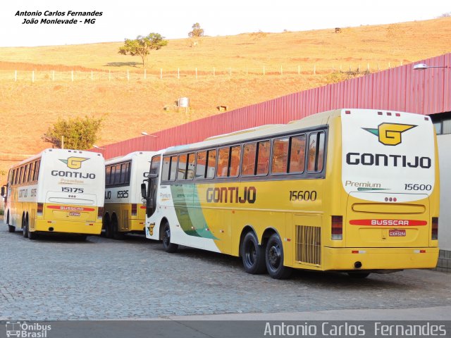 Empresa Gontijo de Transportes 15600 na cidade de João Monlevade, Minas Gerais, Brasil, por Antonio Carlos Fernandes. ID da foto: 3237863.