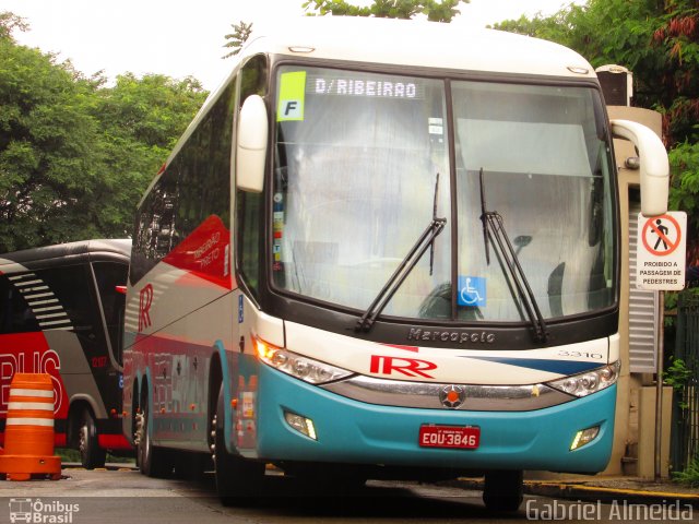 Rápido Ribeirão Preto 3310 na cidade de São Paulo, São Paulo, Brasil, por Gabriel Almeida. ID da foto: 3239807.