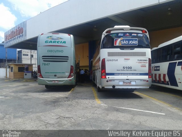 Viação Garcia 7847 na cidade de Sorocaba, São Paulo, Brasil, por Weslley Kelvin Batista. Número da foto: #3238601.