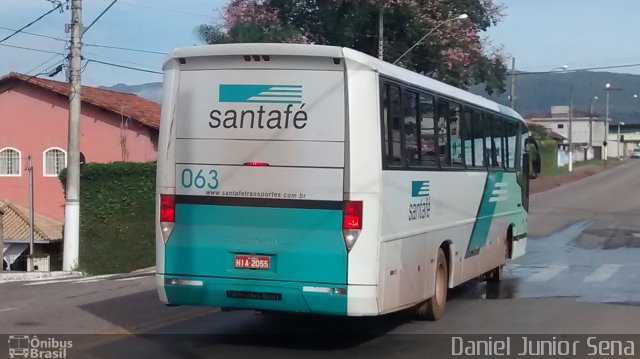 Santa Fé Transportes 063 na cidade de Itabirito, Minas Gerais, Brasil, por Daniel Junior Sena. Número da foto: #3239603.