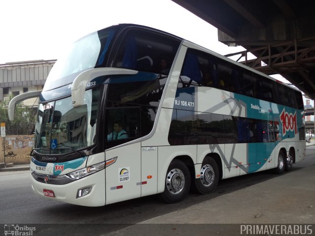 Auto Viação 1001 RJ 108.477 na cidade de Rio de Janeiro, Rio de Janeiro, Brasil, por Alexandre Rodrigo. Número da foto: #3239515.