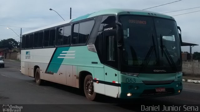 Santa Fé Transportes 063 na cidade de Itabirito, Minas Gerais, Brasil, por Daniel Junior Sena. ID da foto: 3239598.