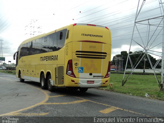 Viação Itapemirim 60531 na cidade de São José dos Campos, São Paulo, Brasil, por Ezequiel Vicente Fernandes. ID da foto: 3241426.