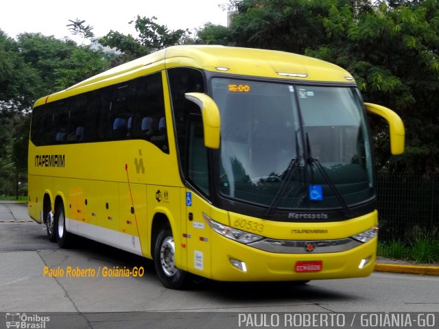 Viação Itapemirim 60533 na cidade de São Paulo, São Paulo, Brasil, por Paulo Roberto de Morais Amorim. ID da foto: 3240945.