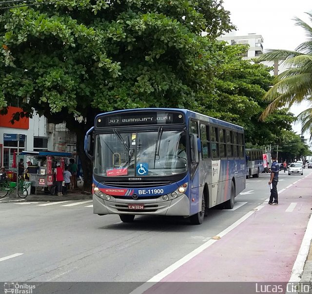 Viação Bertioga BE-11900 na cidade de Guarujá, São Paulo, Brasil, por Lucas Cirilo. Número da foto: #3240691.