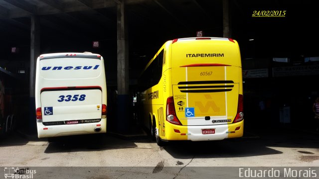 Viação Itapemirim 60567 na cidade de Porto Alegre, Rio Grande do Sul, Brasil, por Eduardo Morais da Silva. Número da foto: #3240520.