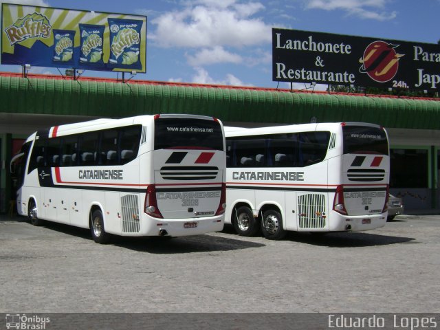 Auto Viação Catarinense 3006 na cidade de São José dos Pinhais, Paraná, Brasil, por Eduardo  Lopes. Número da foto: #3241870.