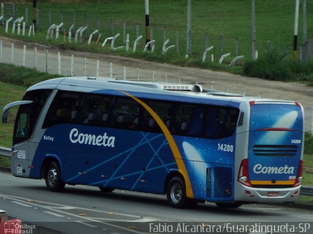 Viação Cometa 14200 na cidade de Aparecida, São Paulo, Brasil, por Fabio Alcantara. Número da foto: #3241340.