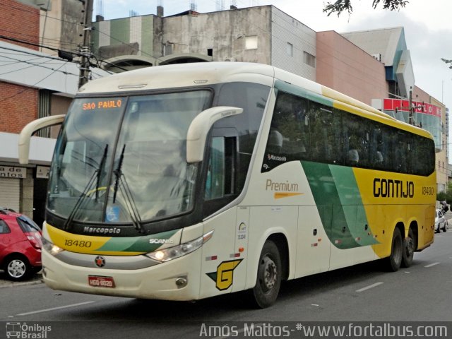 Empresa Gontijo de Transportes 18480 na cidade de Fortaleza, Ceará, Brasil, por Amós  Mattos. Número da foto: #3241290.