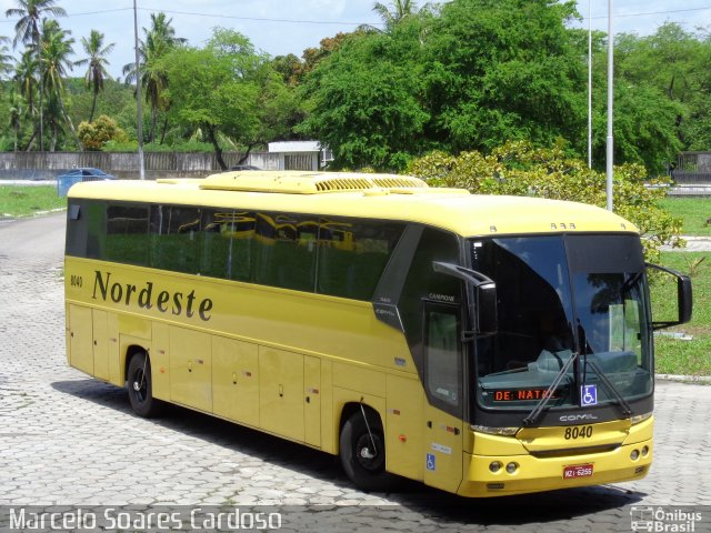 Viação Nordeste 8040 na cidade de João Pessoa, Paraíba, Brasil, por Marcelo Soares Cardoso. ID da foto: 3241236.