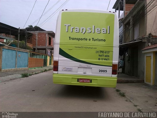 Transleal Transporte e Turismo 2005 na cidade de Belford Roxo, Rio de Janeiro, Brasil, por Fabiano Magalhaes. Número da foto: #3244014.