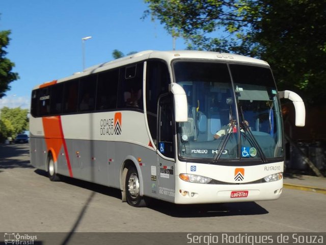 Viação Cidade do Aço RJ 174.010 na cidade de Resende, Rio de Janeiro, Brasil, por Sergio Rodrigues de Souza. Número da foto: #3242838.
