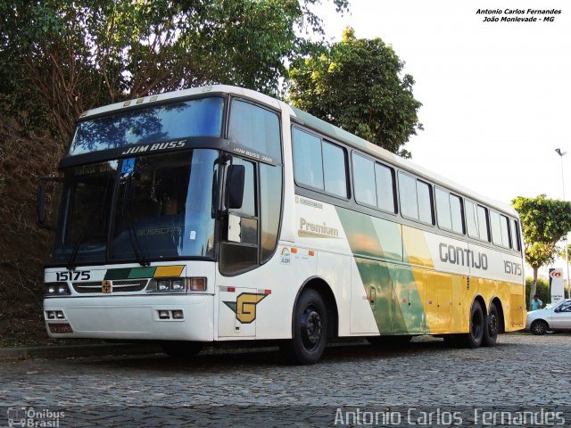 Empresa Gontijo de Transportes 15175 na cidade de João Monlevade, Minas Gerais, Brasil, por Antonio Carlos Fernandes. ID da foto: 3243806.