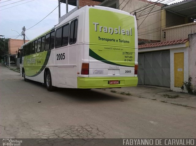 Transleal Transporte e Turismo 2005 na cidade de Belford Roxo, Rio de Janeiro, Brasil, por Fabiano Magalhaes. Número da foto: #3244006.