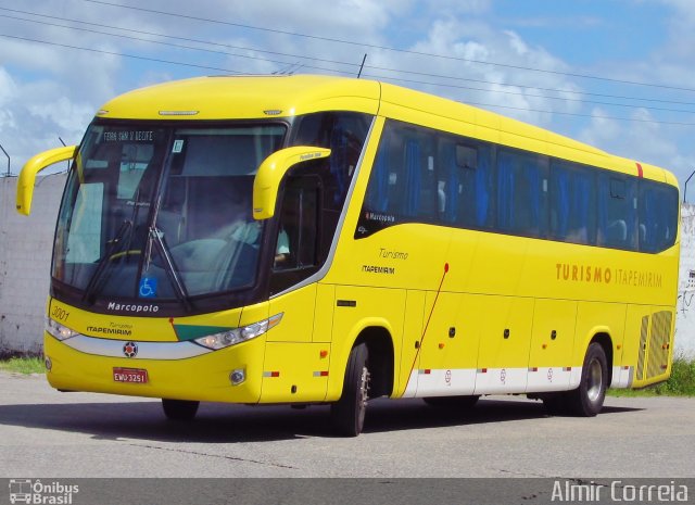 Viação Itapemirim 3001 na cidade de Recife, Pernambuco, Brasil, por Almir Correia. Número da foto: #3245372.