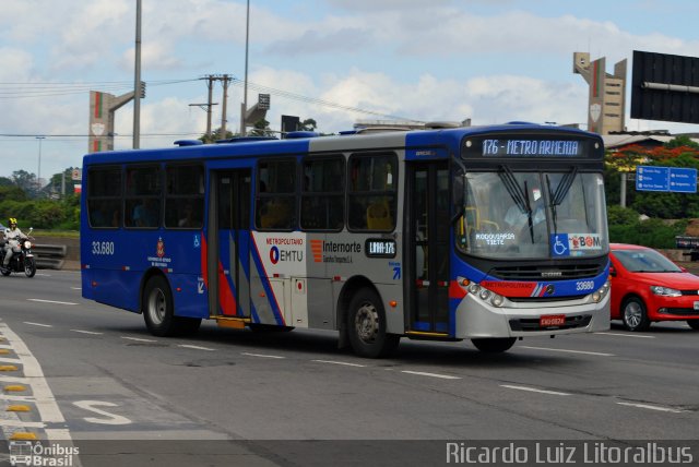 Guarulhos Transportes 33.680 na cidade de São Paulo, São Paulo, Brasil, por Ricardo Luiz. Número da foto: #3247142.