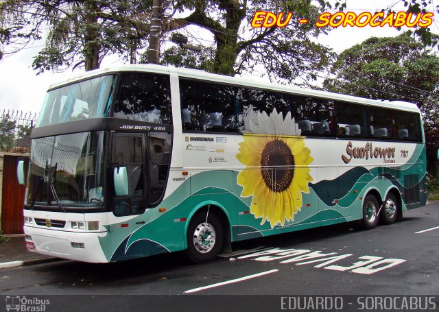 Sunflower Turismo 787 na cidade de São Paulo, São Paulo, Brasil, por EDUARDO - SOROCABUS. ID da foto: 3245772.