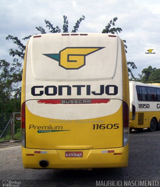 Empresa Gontijo de Transportes 11605 na cidade de Belo Horizonte, Minas Gerais, Brasil, por Maurício Nascimento. Número da foto: #3246931.