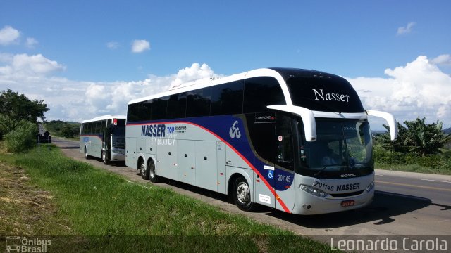 Viação Nasser 201145 na cidade de Arceburgo, Minas Gerais, Brasil, por Leonardo Carola. Número da foto: #3246133.