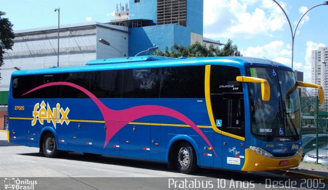 Rápido Expresso Fênix Viação 27025 na cidade de São Paulo, São Paulo, Brasil, por Cristiano Soares da Silva. Número da foto: #3246584.