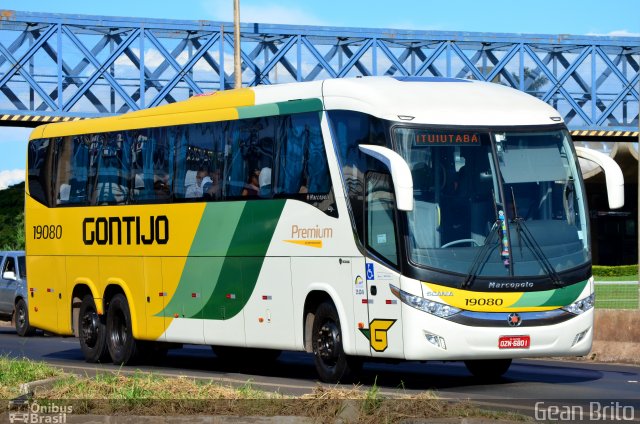 Empresa Gontijo de Transportes 19080 na cidade de Uberlândia, Minas Gerais, Brasil, por Gean Brito. Número da foto: #3245643.