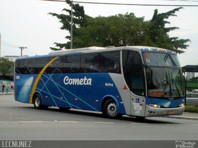 Viação Cometa 7205 na cidade de São Paulo, São Paulo, Brasil, por Luis Nunez. ID da foto: 3245183.