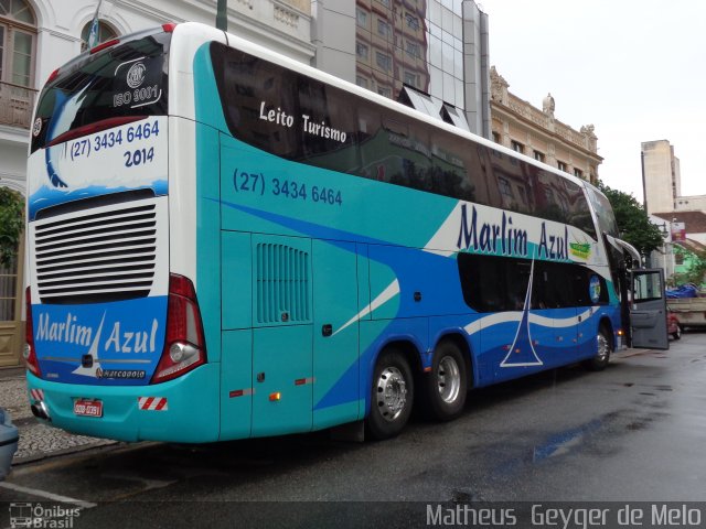 Marlim Azul Turismo 2014 na cidade de Curitiba, Paraná, Brasil, por Matheus  Geyger de Melo. Número da foto: #3245698.