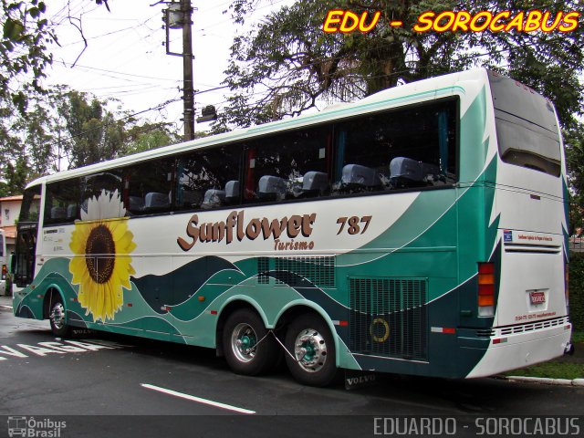 Sunflower Turismo 787 na cidade de São Paulo, São Paulo, Brasil, por EDUARDO - SOROCABUS. ID da foto: 3245788.