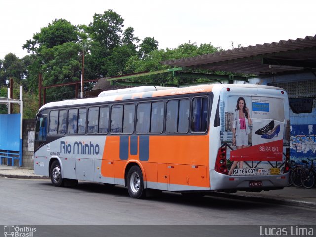 Transturismo Rio Minho RJ 166.037 na cidade de Magé, Rio de Janeiro, Brasil, por Lucas Lima. Número da foto: #3245981.