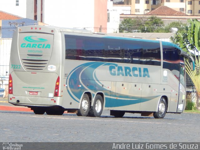 Viação Garcia 7222 na cidade de Londrina, Paraná, Brasil, por André Luiz Gomes de Souza. ID da foto: 3245989.