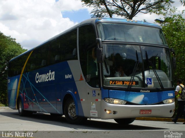 Viação Cometa 7236 na cidade de São Paulo, São Paulo, Brasil, por Luis Nunez. ID da foto: 3245165.