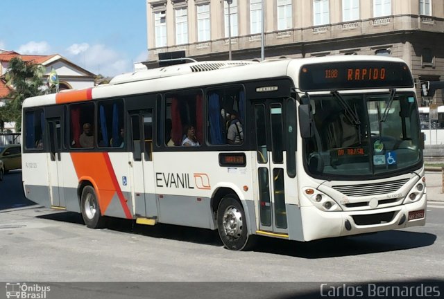 Evanil Transportes e Turismo RJ 132.123 na cidade de Rio de Janeiro, Rio de Janeiro, Brasil, por Carlos Bernardes. ID da foto: 3245401.