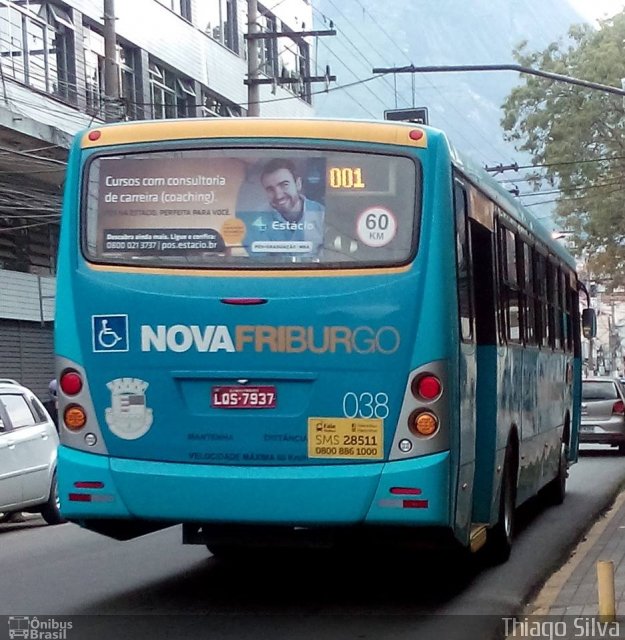FAOL - Friburgo Auto Ônibus 038 na cidade de Nova Friburgo, Rio de Janeiro, Brasil, por Thiago Silva. Número da foto: #3246271.