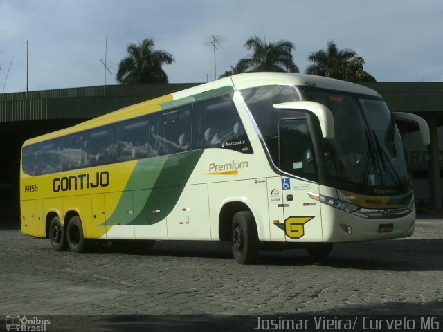Empresa Gontijo de Transportes 19155 na cidade de Curvelo, Minas Gerais, Brasil, por Josimar Vieira. Número da foto: #3245173.