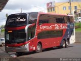 Expresso São Luiz 7710 na cidade de Rio Verde, Goiás, Brasil, por Daniel Henrique. ID da foto: :id.